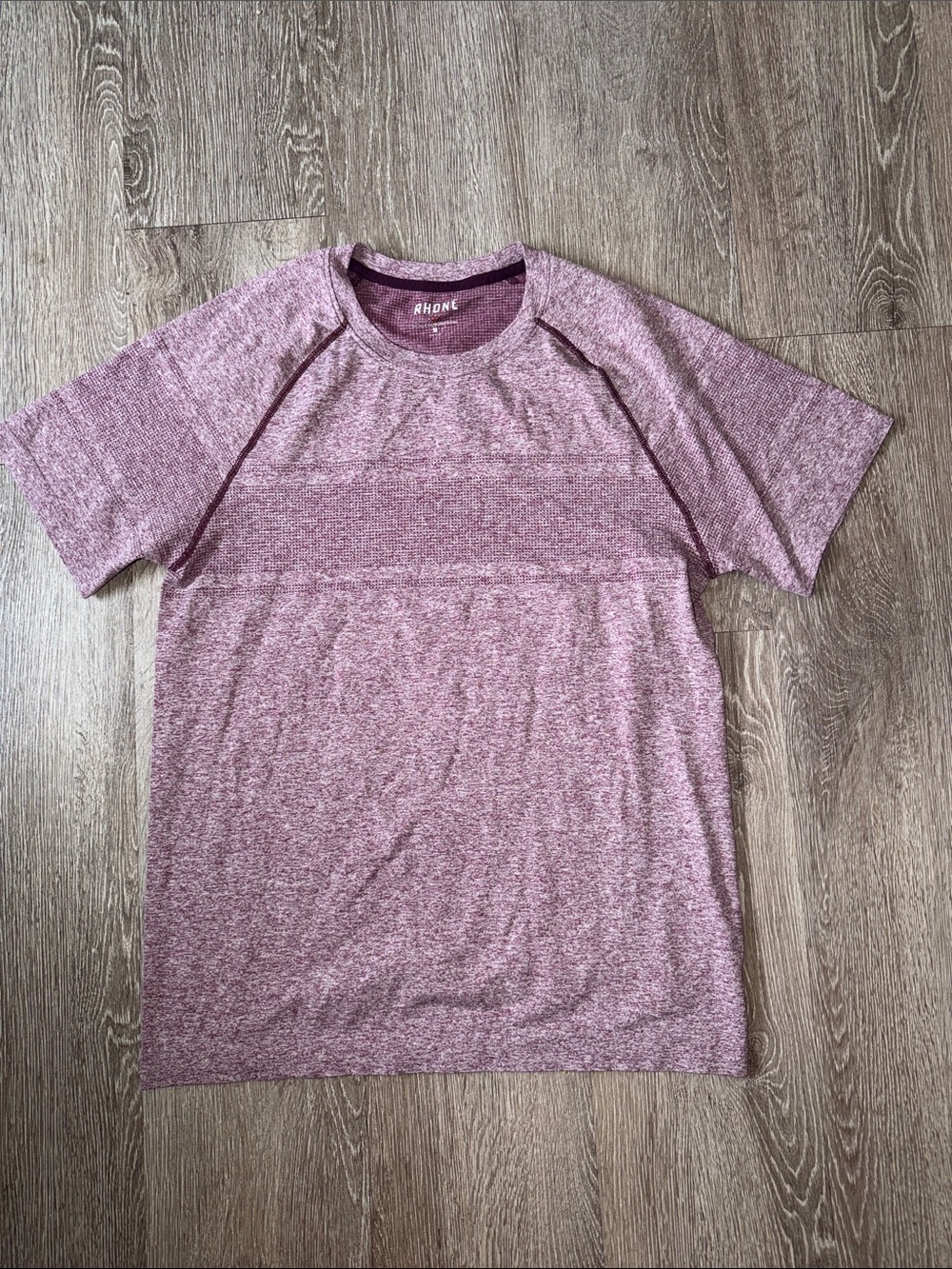 Rhone Men's Heathered Short-Sleeve Performance Tee shirt medium active workout